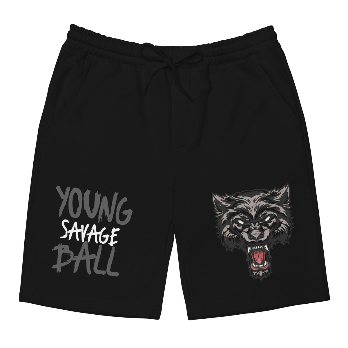 Game Time - Wolf Basketball fleece shorts