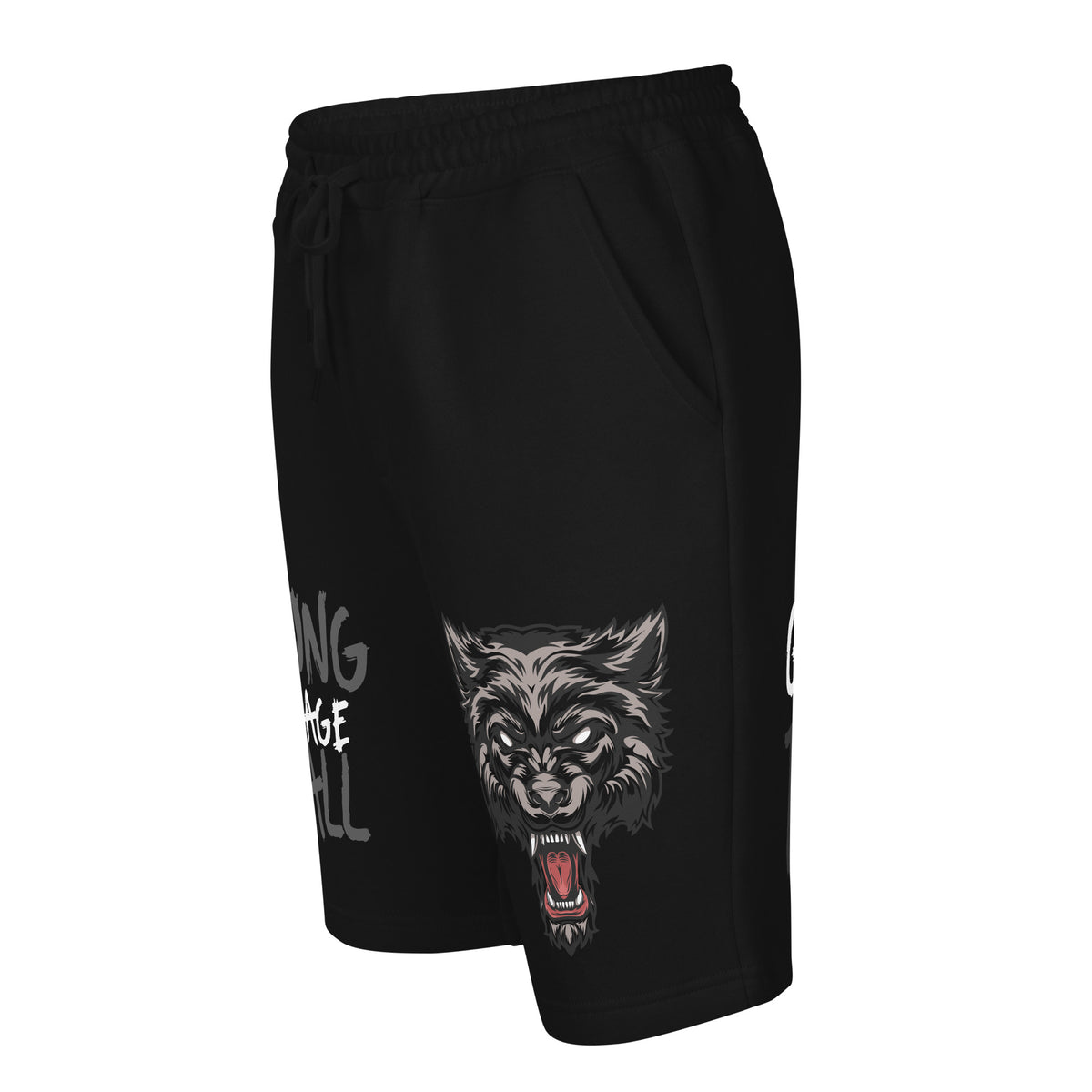 Game Time - Wolf Basketball fleece shorts