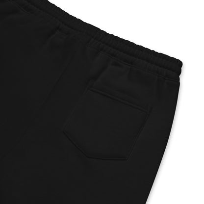 Game Time - Wolf Face on Fire Basketball fleece shorts