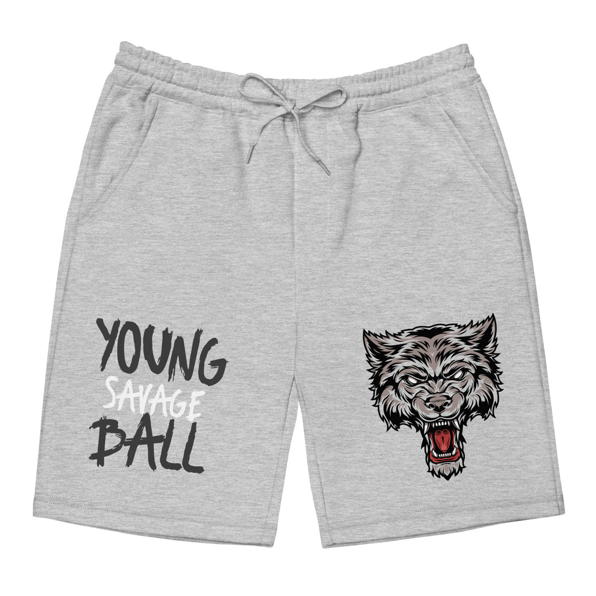 Game Time - Wolf Basketball fleece shorts